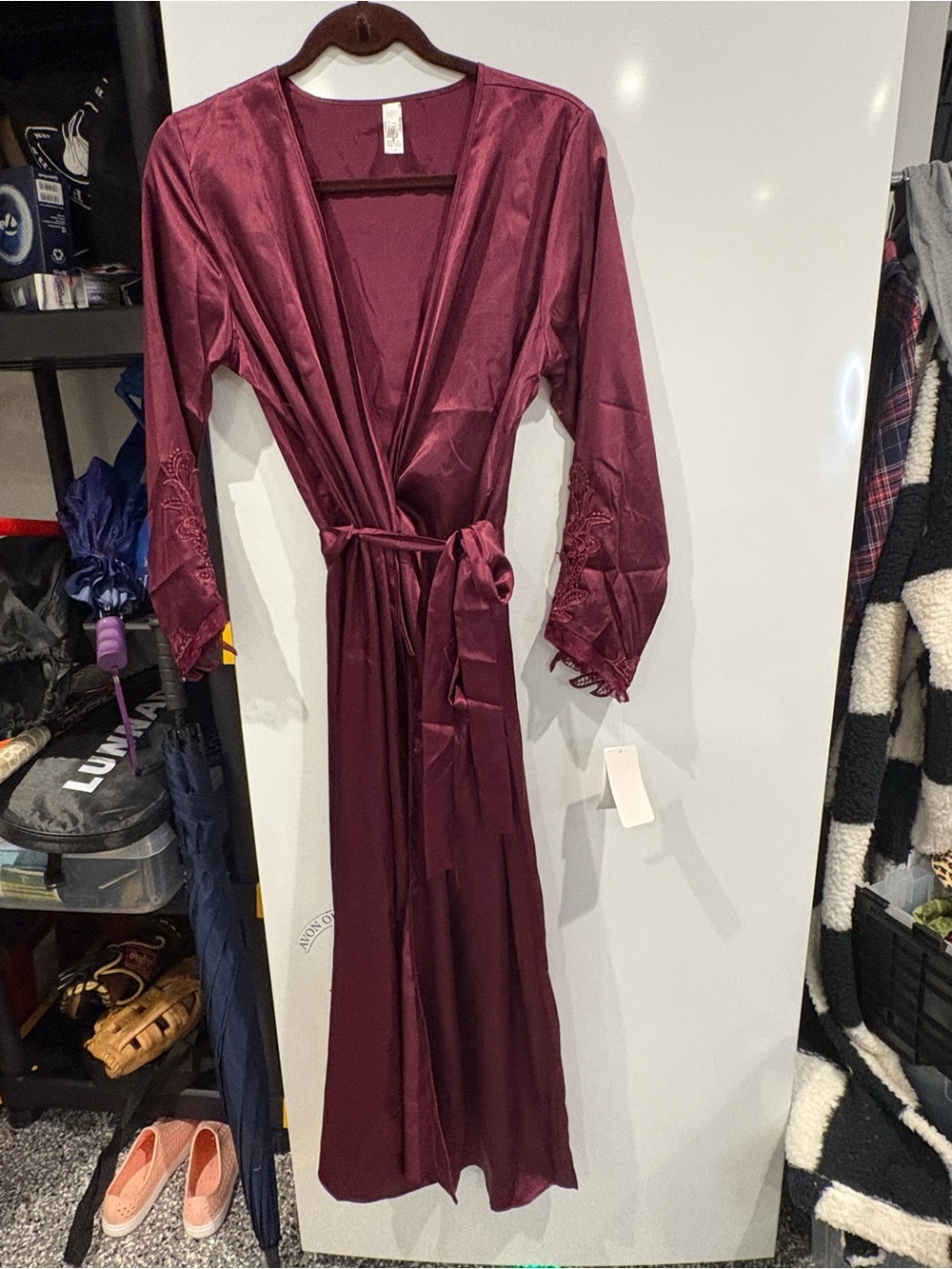 Flora Nikrooz Satin Long Robe